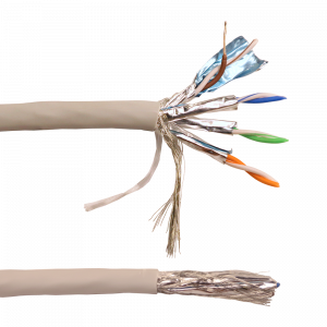 Кабель LANMASTER S/FTP, 4 пары, Кат. 6, LSZH, нг(A)-HF, 305 м